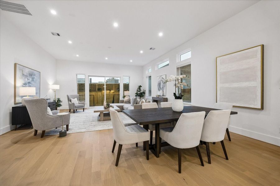 Furnished interior view inside a new home in West 21st Residences, Houston (Image 28).