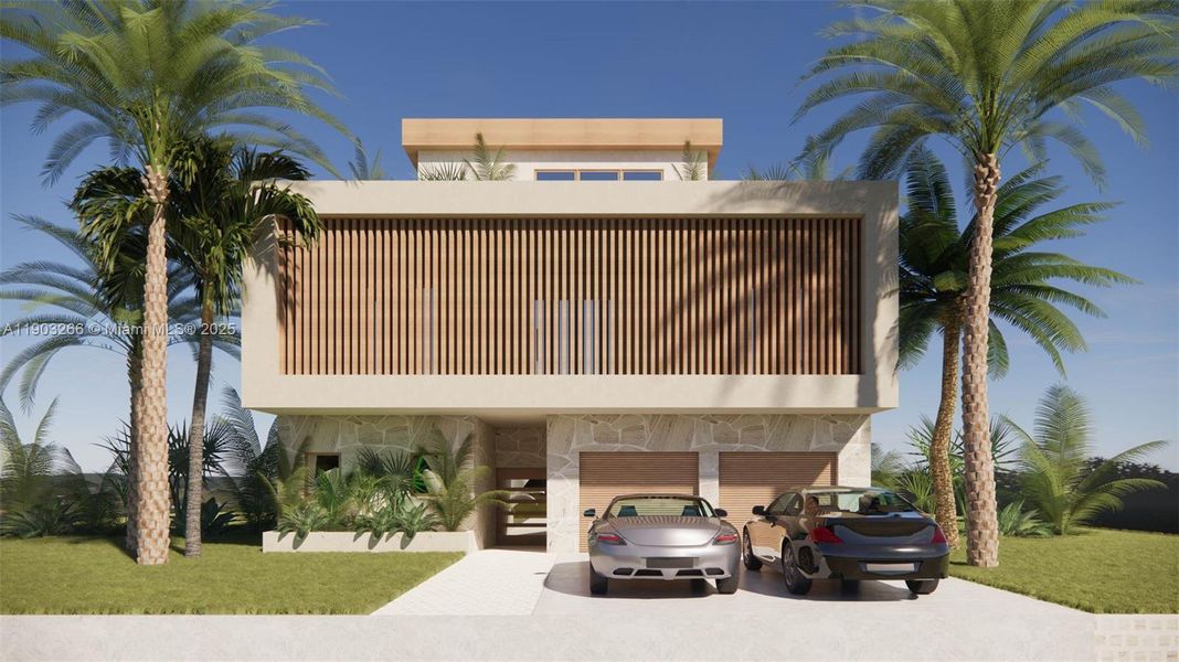 Front exterior of a new home in , Fort Lauderdale, FL, highlighting curb appeal (Image 3).