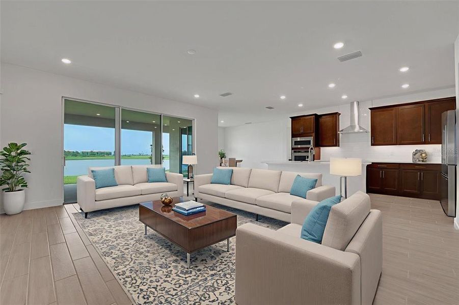 “virtually staged”