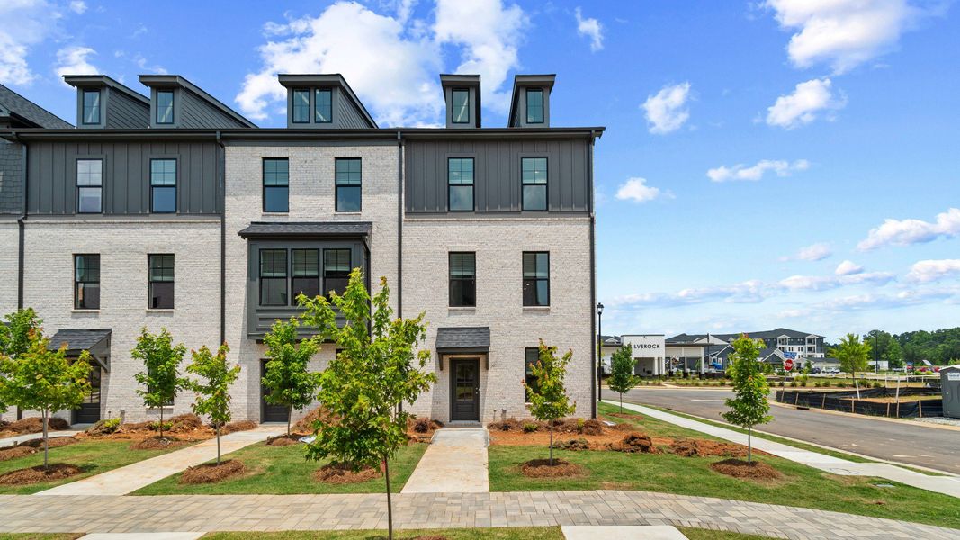 Representative exterior photo of a completed home built from the Landon by DRB Homes in Silverock, McDonough, GA (Image 22).