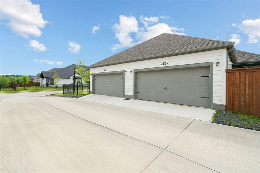 Front exterior of a new home in , Fort Worth, TX, highlighting curb appeal (Image 23).