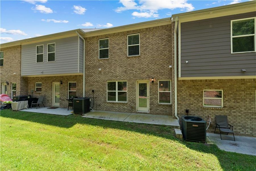 Exterior details and patio area of a home in , Covington (Image 3).