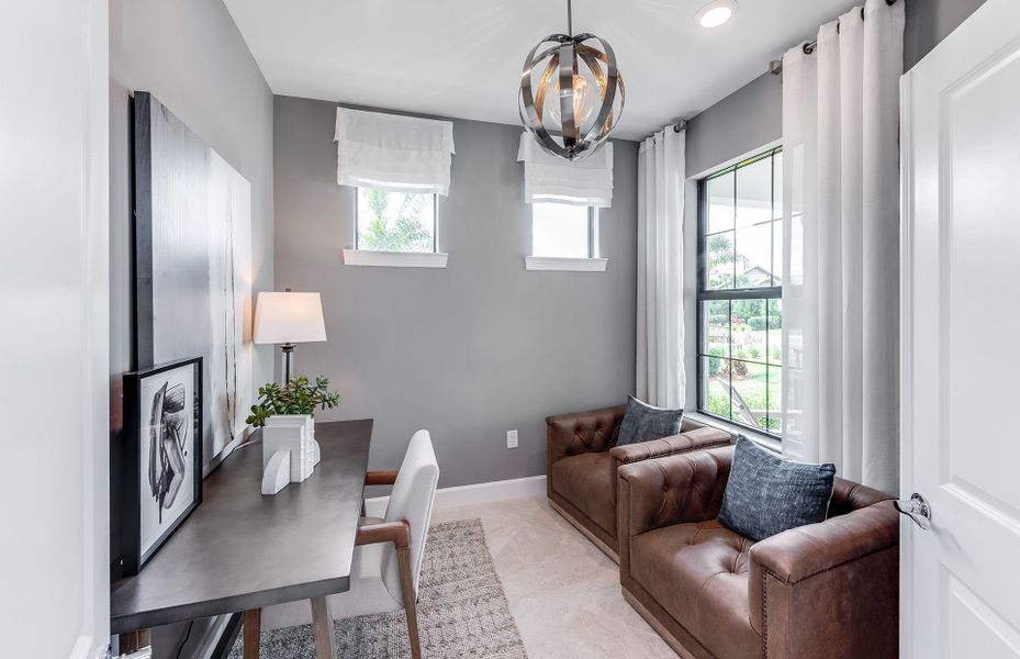 Furnished interior view inside a new home in Del Webb Sunbridge, St. Cloud (Image 46). Furnished interior view inside a new home in Del Webb Sunbridge, St. Cloud (Image 46).