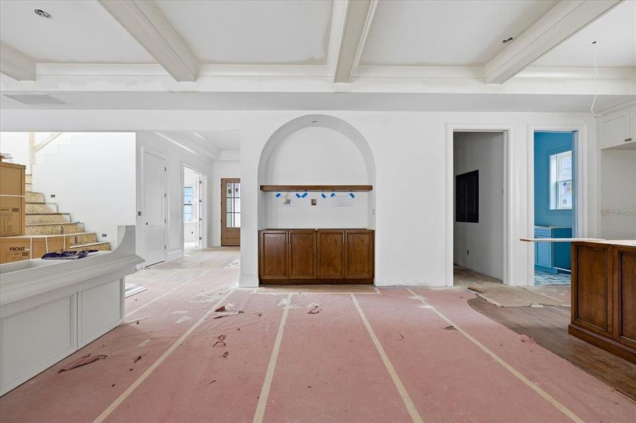 In-progress construction of a new home in , Tampa, FL (Image 38).