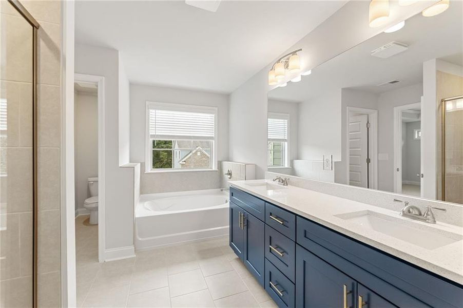 Furnished interior view inside a new home in Hellen Valley, Braselton (Image 12).