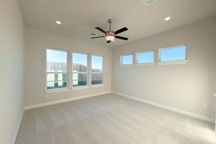 Spacious, unfurnished interior of a new home in The Grove at Blackhawk, Pflugerville (Image 16).