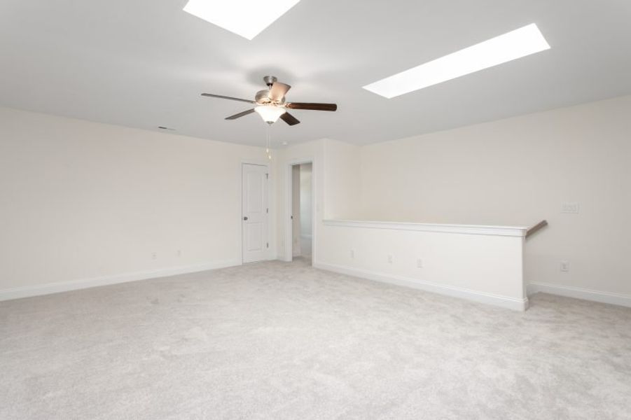 Representative unfurnished interior of a home built from the Devon by Keystone Homes NC in Trellises, High Point (Image 52).
