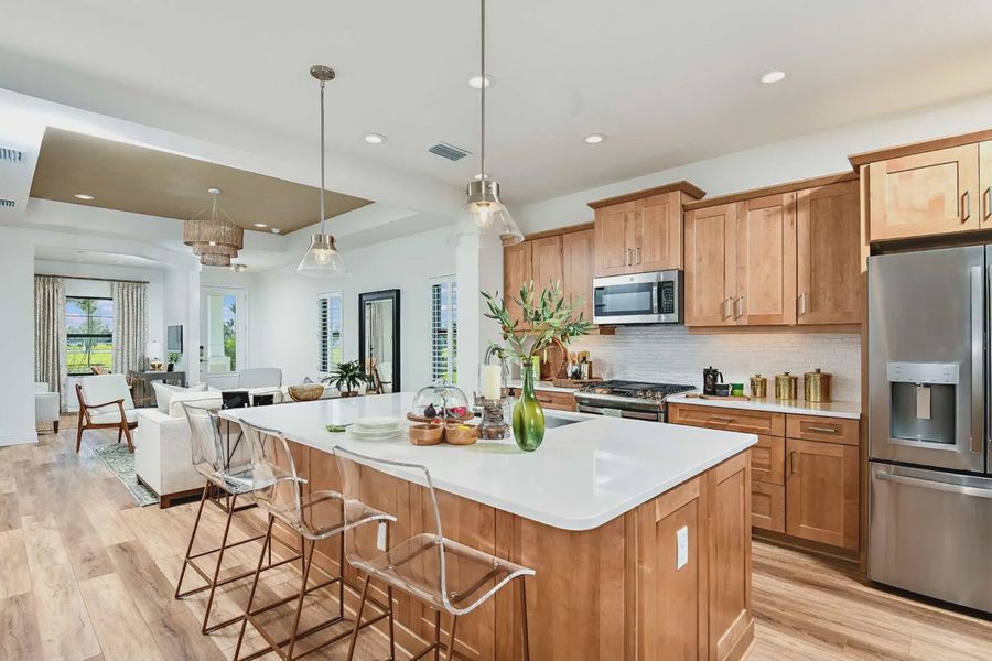 Representative furnished interior of a home built from the Imagination 2 by Neal Communities in SkySail, Naples (Image 14).