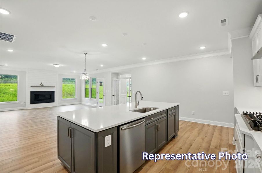 Furnished interior view inside a new home in The Enclave at Laurelbrook, Sherrills Ford (Image 9).