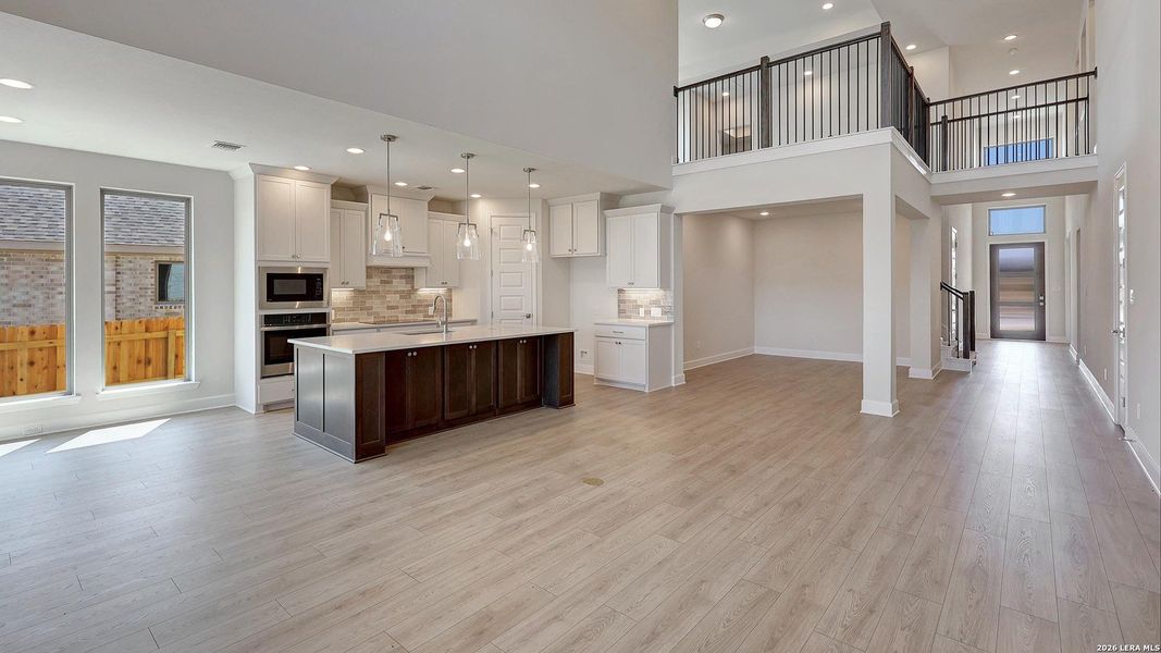 Furnished interior view inside a new home in Alsatian Oaks, Castroville (Image 11).