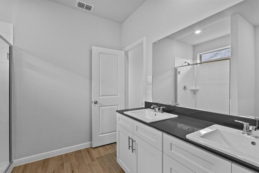 Furnished interior view inside a new home in Terra Trace, Fort Worth (Image 9).