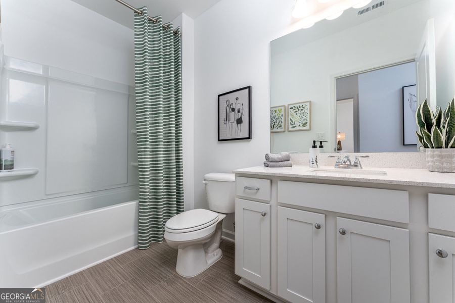 Furnished interior view inside a new home in Cobblestone Crossing Commons, Byron (Image 6).