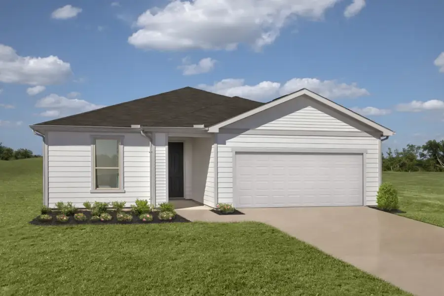 Representative exterior photo of a completed home built from the 1965 by KB Home in Labella Preserve, Montgomery, TX (Image 14).