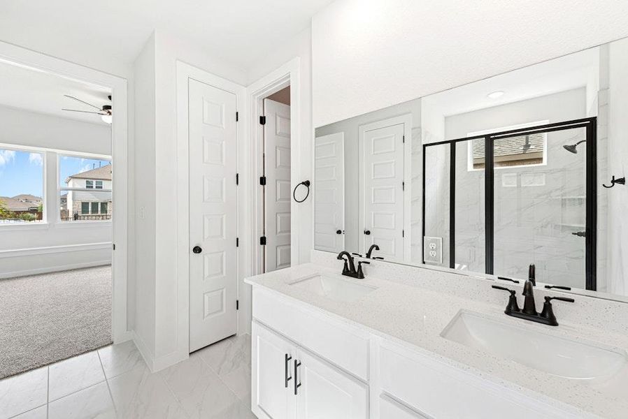 Furnished interior view inside a new home in University Heights, Round Rock (Image 11).