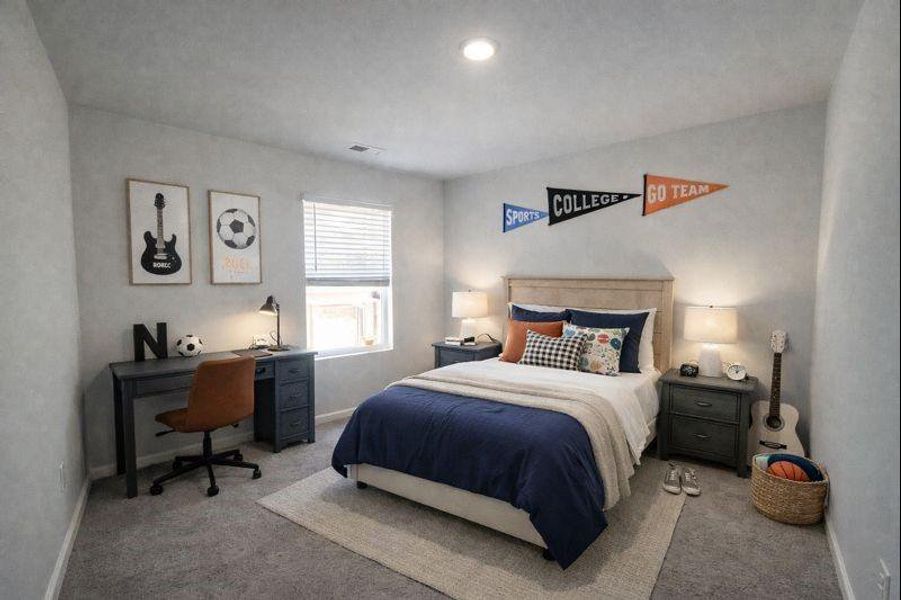 Furnished interior view inside a new home in Lake Harbin, Morrow (Image 4).