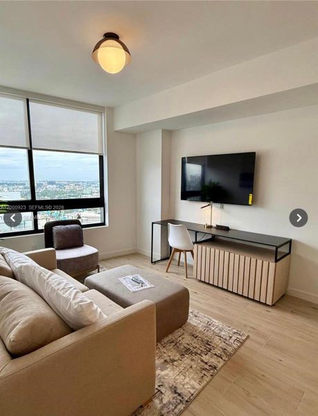 Furnished interior view inside a new home in , Miami (Image 17). Furnished interior view inside a new home in , Miami (Image 17).