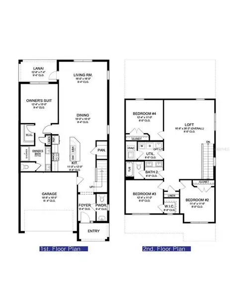 2D floor plan layout of this home in , St. Cloud, FL (Image 3).