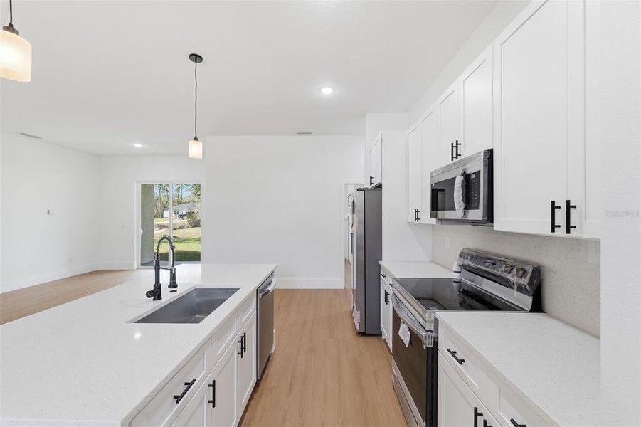 Furnished interior view inside a new home in , Citrus Springs (Image 9).