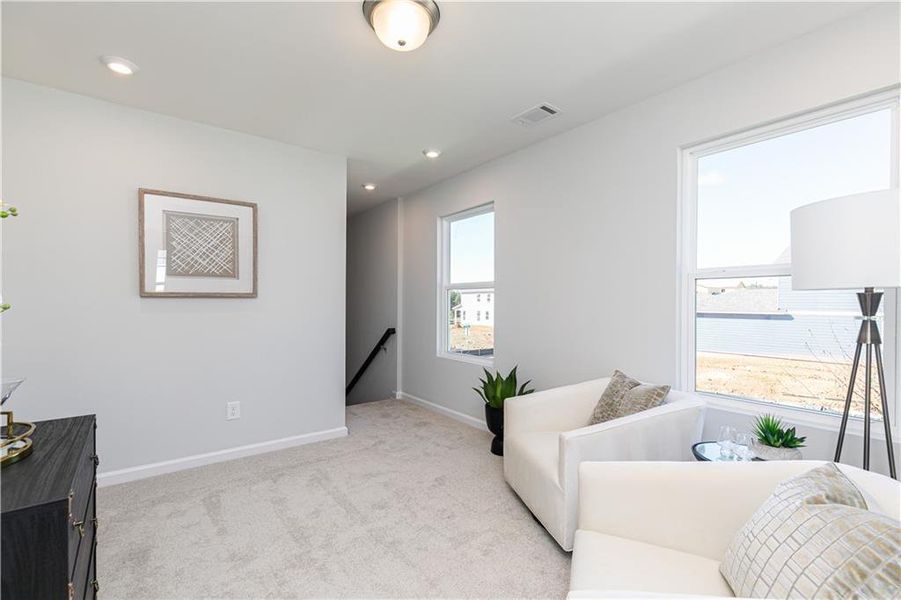 Furnished interior view inside a new home in Madison at Buice Lake, Acworth (Image 6).