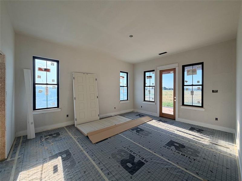 In-progress construction of a new home in , Poolville, TX (Image 6).