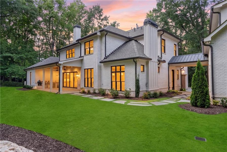 Exterior details and patio area of a home in , Alpharetta (Image 3).