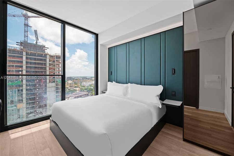 Furnished interior view inside a new home in , Miami (Image 12).