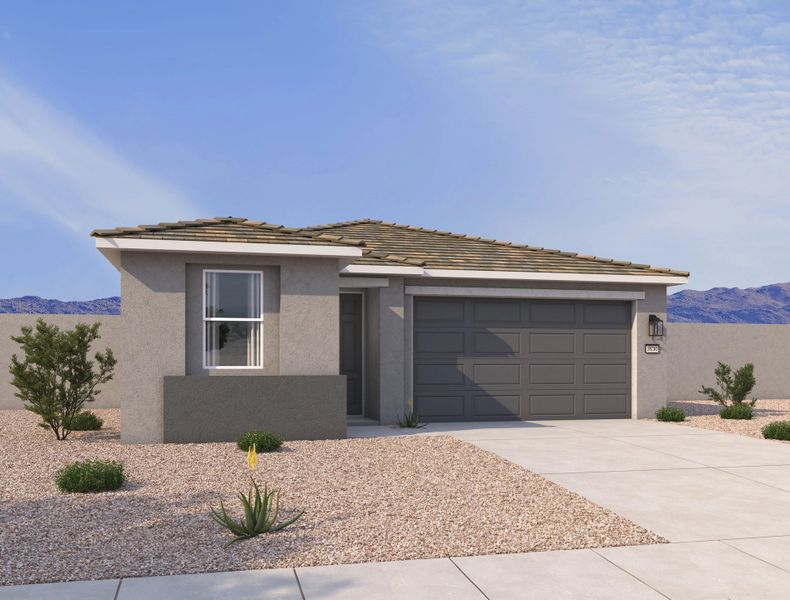 Exterior elevation rendering Exterior elevation rendering