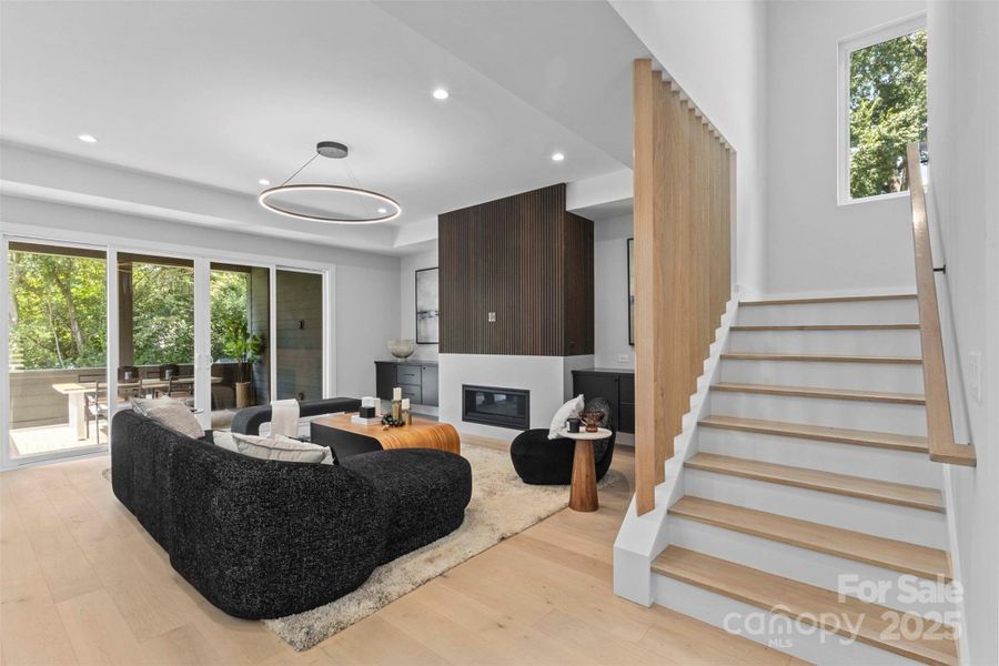 Furnished interior view inside a new home in , Charlotte (Image 21).