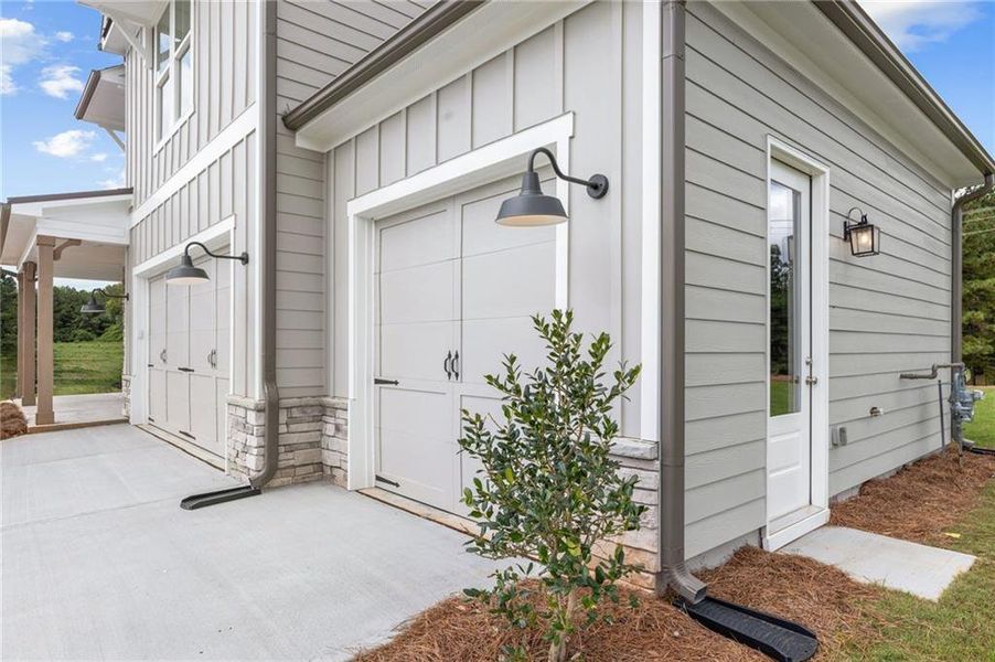 Exterior details and patio area of a home in Ashbury Commons, Powder Springs (Image 4).