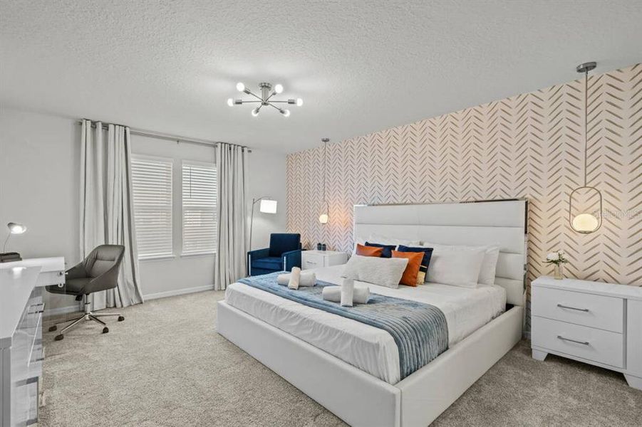 Furnished interior view inside a new home in , Clermont (Image 17).