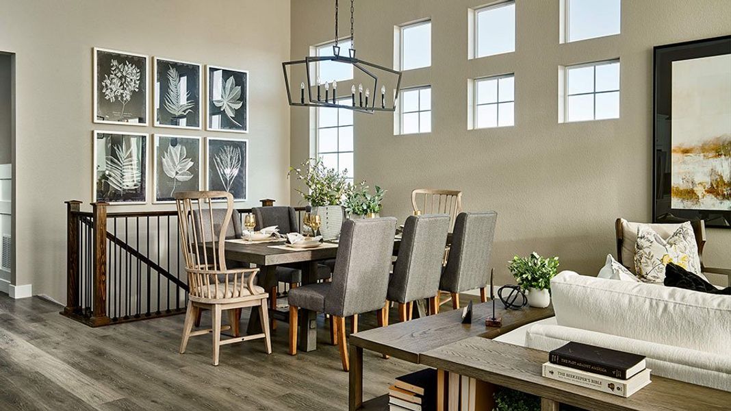 Representative furnished interior of a home built from the Mesa by Taylor Morrison in Macanta Expedition Collection, Castle Rock (Image 24).
