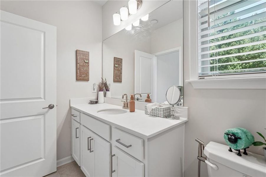 Furnished interior view inside a new home in Haley Station, Canton (Image 36).
