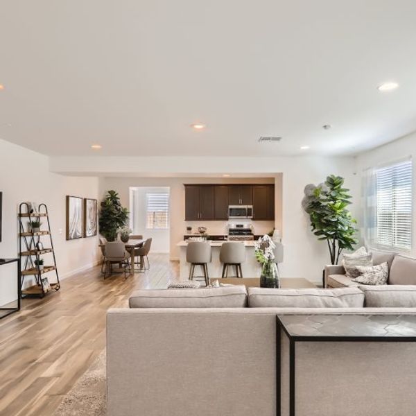 Furnished interior in a model home at Asante: Discovery 2.1 & 2.13 in Surprise (Image 23).