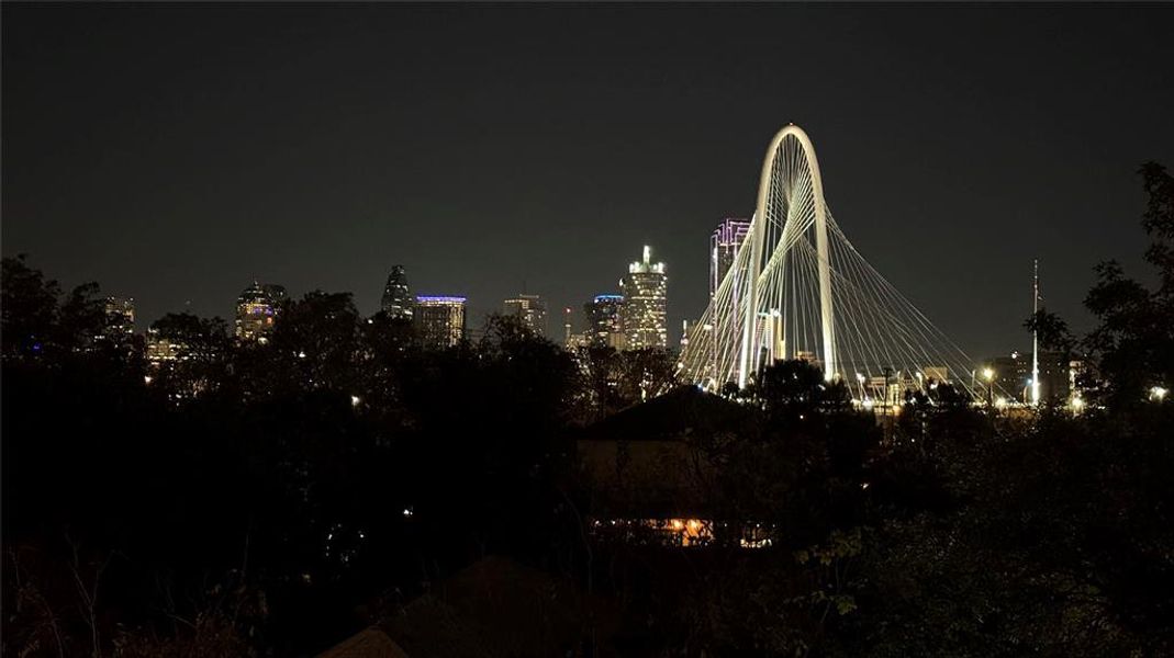 Night view from rooftop