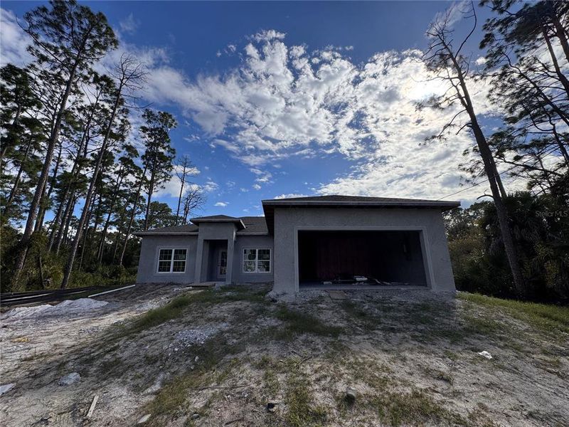 In-progress construction of a new home in , North Port, FL (Image 3).