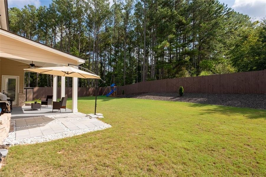 Exterior details and patio area of a home in , Lawrenceville (Image 29).