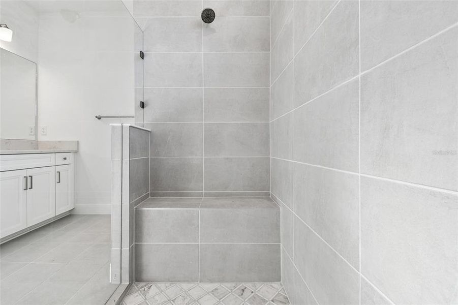 Close-up of interior finishes inside a home in Creeks Edge at Twin Rivers, Parrish (Image 17).