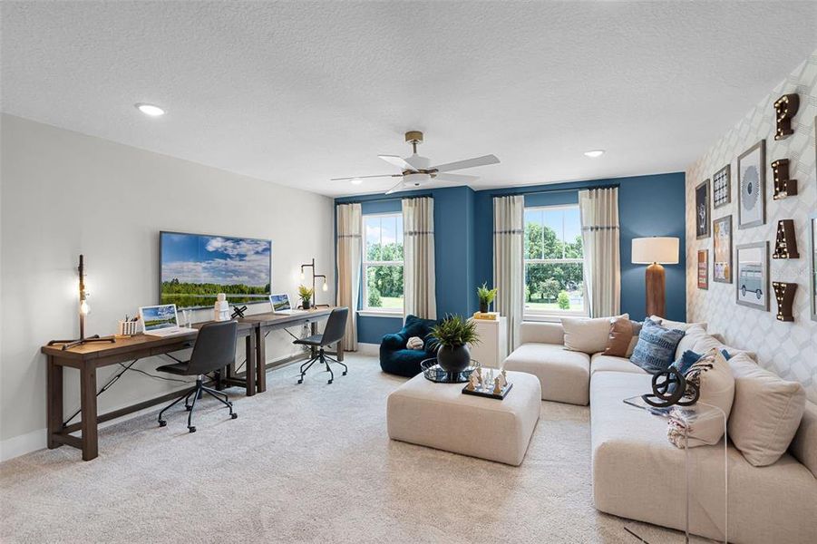 Furnished interior view inside a new home in Eden Crest, Apopka (Image 17).