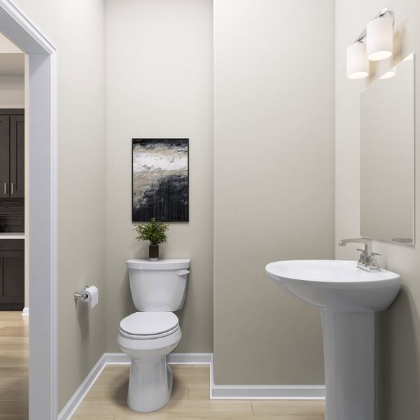 Representative furnished interior of a home built from the Bryker by Tri Pointe Homes in Lariat, Liberty Hill (Image 28).