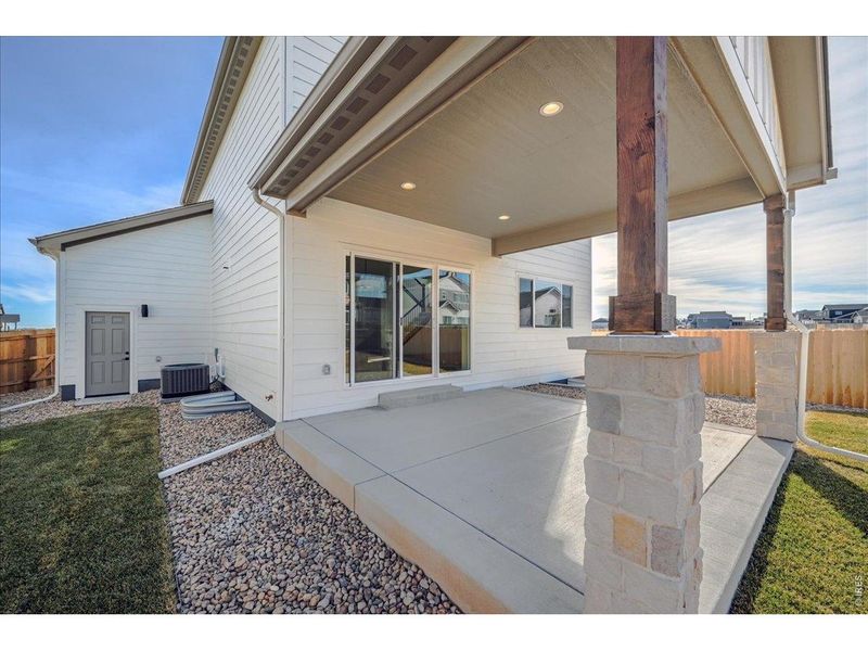 Exterior details and patio area of a home in , Milliken (Image 3).