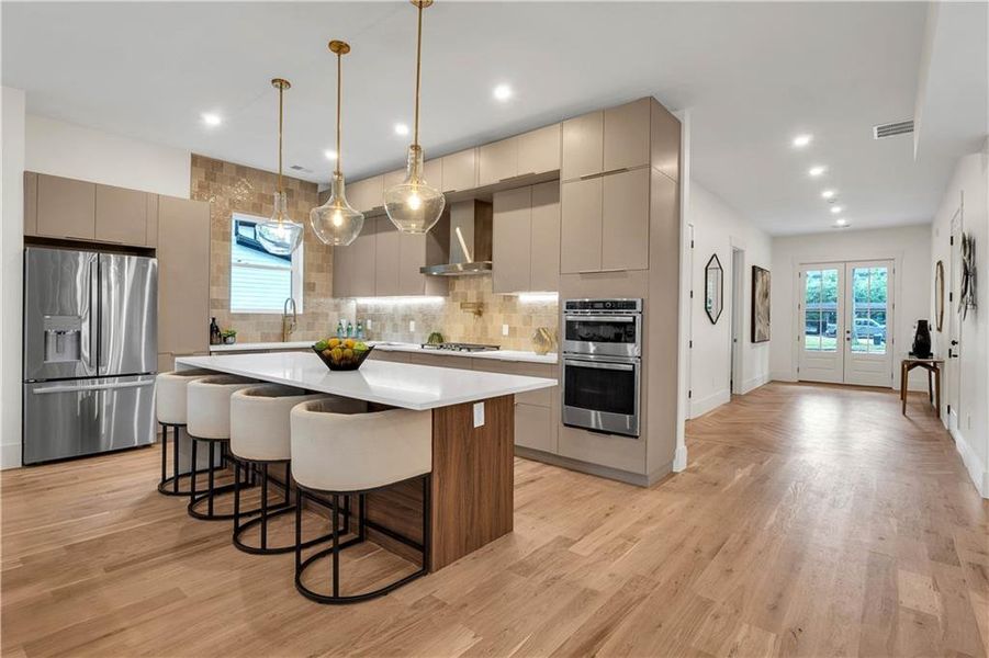Furnished interior view inside a new home in , Decatur (Image 10).