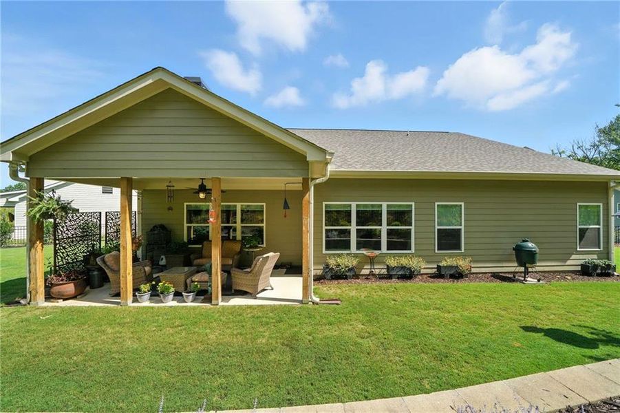 Front exterior of a new home in , Waleska, GA, highlighting curb appeal (Image 26).