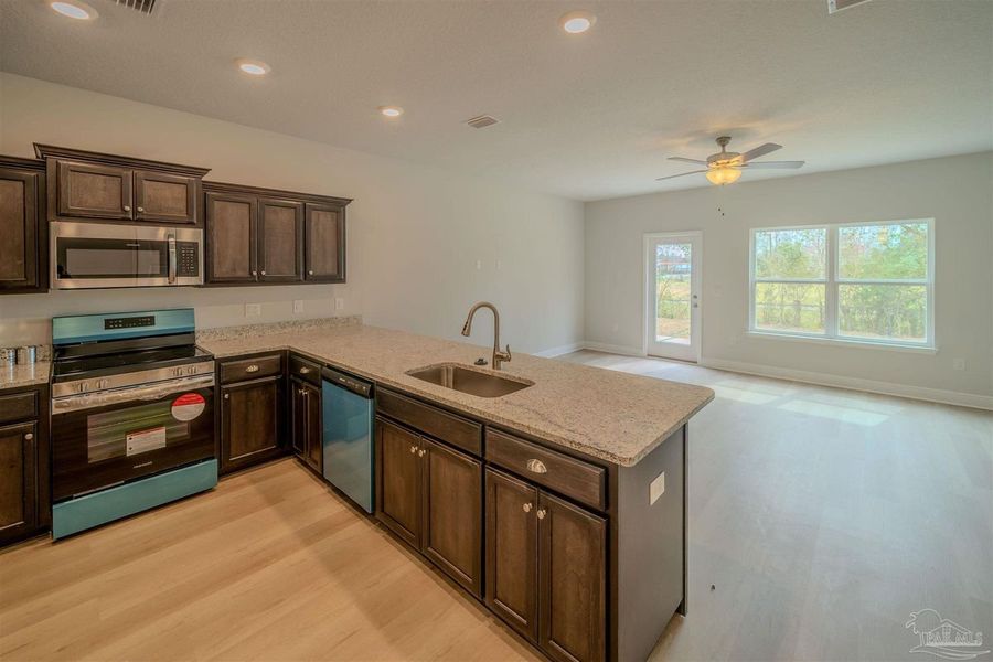 Representative furnished interior of a home built from the Plan 1767 Townhome by Adams Homes in Lexlee Estates, Pensacola (Image 4). Representative furnished interior of a home built from the Plan 1767 Townhome by Adams Homes in Lexlee Estates, Pensacola (Image 4).