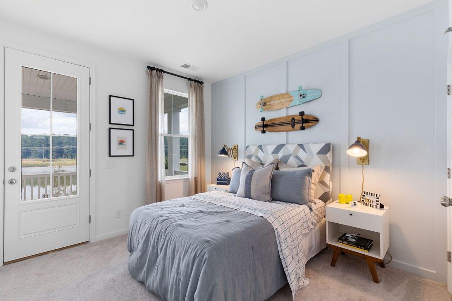 Furnished interior view inside a new home in Sweetgrass at Summers Corner, Summerville (Image 15). Furnished interior view inside a new home in Sweetgrass at Summers Corner, Summerville (Image 15).