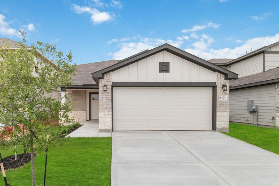 8625 Merlin Cove - Telluride - Elevation D - Exterior Front