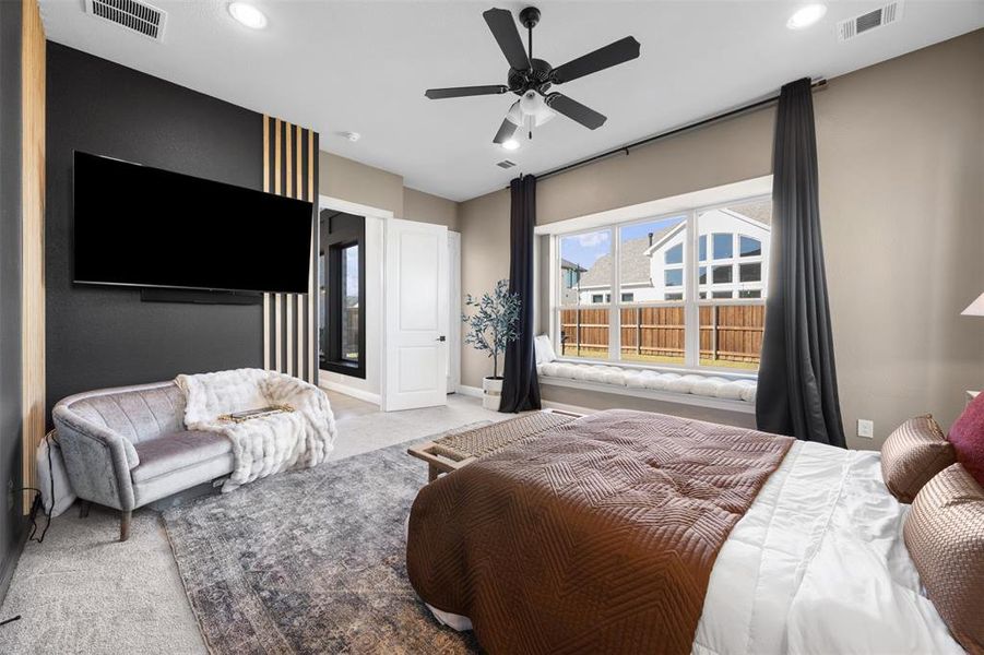 Furnished interior view inside a new home in Somercrest, Midlothian (Image 29).