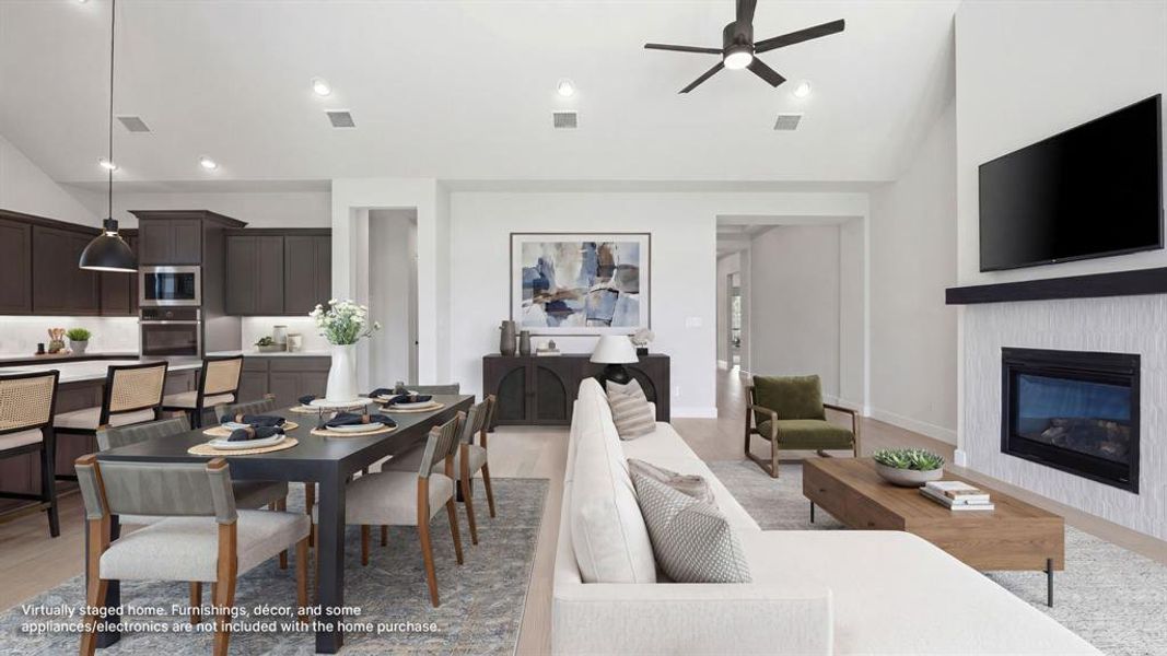 Furnished interior view inside a new home in Talon Hills, Fort Worth (Image 7).