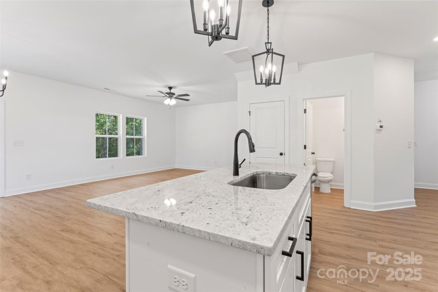 Furnished interior view inside a new home in , Albemarle (Image 13).