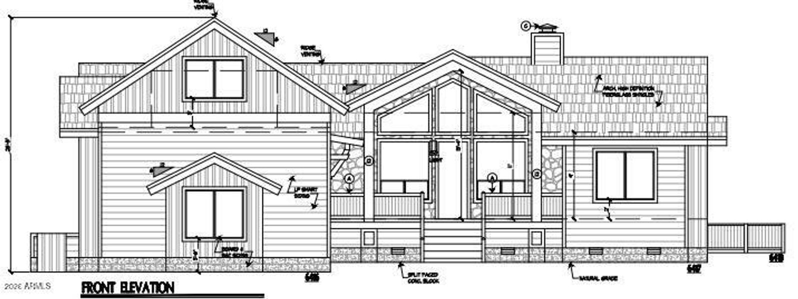 2304 - Front Elevation 2304 - Front Elevation