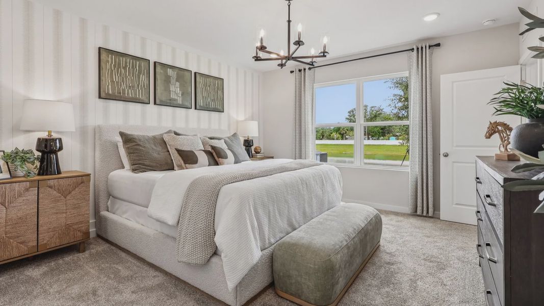 Primary Suite in the Flagler Floorplan by DRB Homes Primary Suite in the Flagler Floorplan by DRB Homes